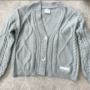 ***SOLD MERC***Taylor Swift ttpd gray cardigan XS/S